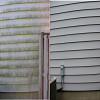 Clean siding before and after  East Coast Powerwashing / CC BY-SA 