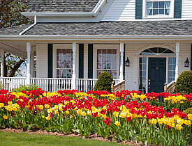 Photo of a beautiful house in spring by onepony/istockphoto.com