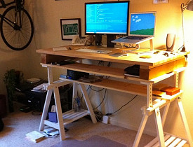 A standing desk.  zappowbang/Flickr