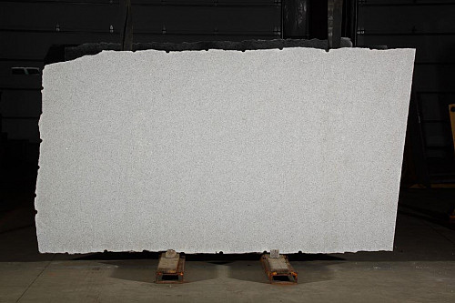 Matte white granite slab / courtesy Coldspring