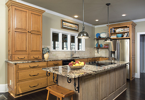 French country kitchen and photo by Authentic Living Interiors via Hometalk.com.