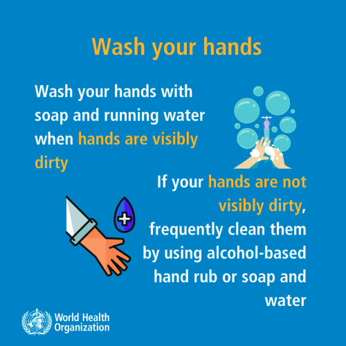 Hand sanitizing  World Health Organization   