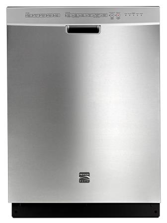 Gleaming stainless steel dishwasher/Sears (by permission)