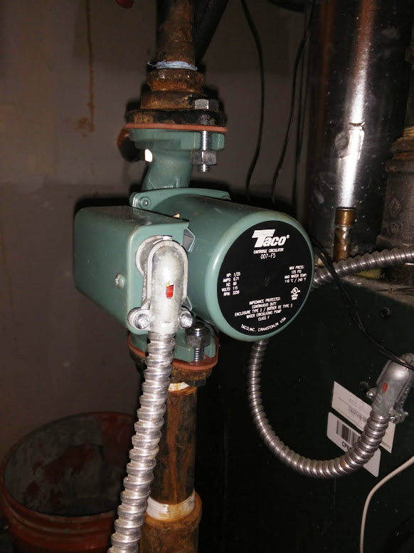 HVAC circulator pump
