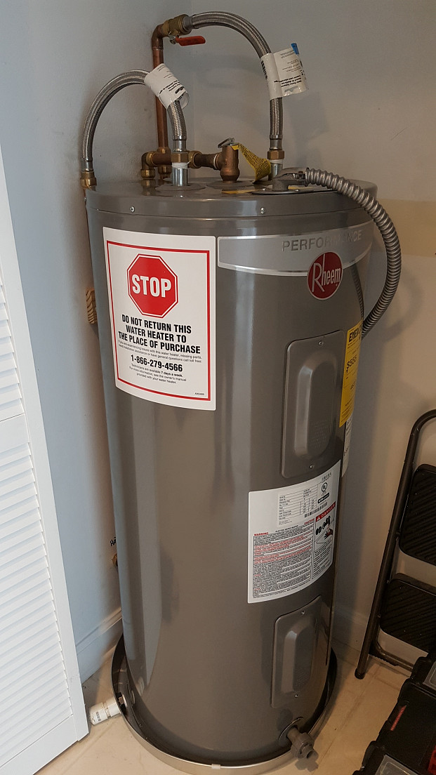Replacement water heater
